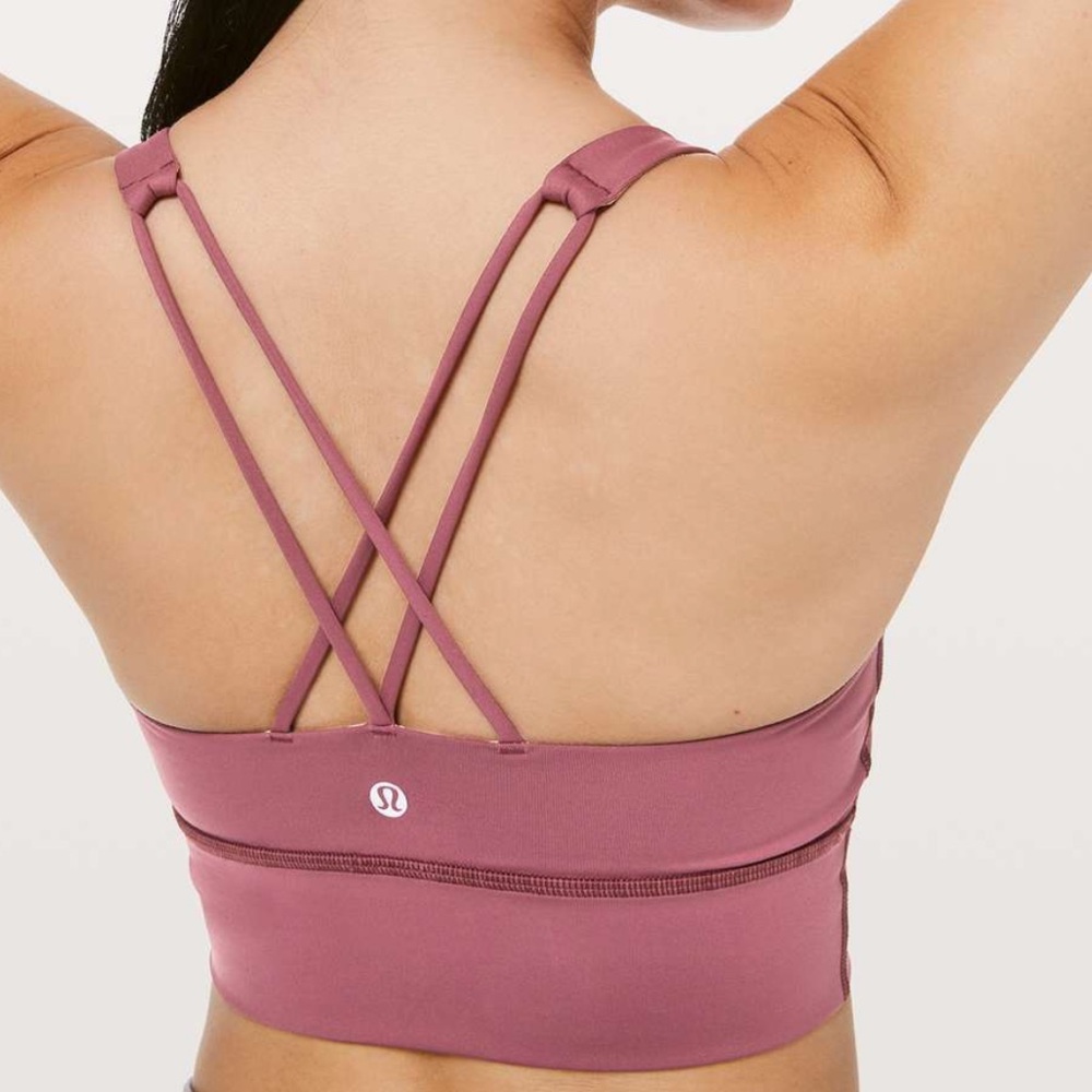 Lululemon free to be sports bra- misty merlot